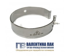 Нагреватель хомутовый с отверстием 180х50 мм