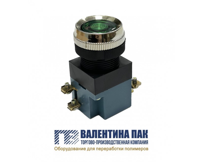 Кнопка управления зелёная LA19, 5А, 380V