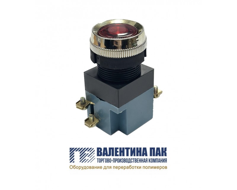 Кнопка управления красная LA19, 5А, 380V