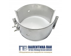 Нагреватель хомутовый с отверстием 217х120 мм