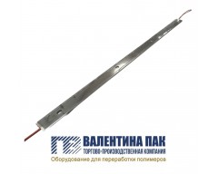 Нагреватель плоский 800х35 мм, 4 отверстия 