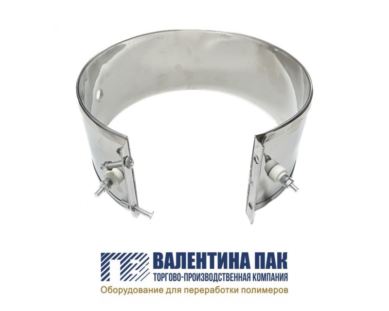 Нагреватель хомутовый с отверстием 200х100 мм