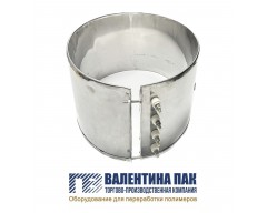 Нагреватель хомутовый с отверстием 272х195 мм