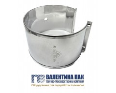 Нагреватель хомутовый с отверстием 158х125 мм