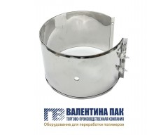 Нагреватель хомутовый с отверстием 220х160 мм