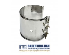 Нагреватель хомутовый с отверстием 123х135 мм