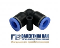 Фитинг угловой, цанга 8