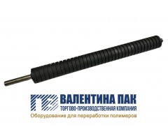 Вал резиновый 590х65мм передний, нижний