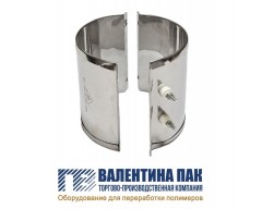 Нагреватель хомутовый с отверстием 130х130 мм