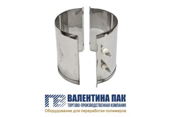 Нагреватель хомутовый с отверстием 130х130 мм