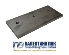 Нож ответный для резки 3KW, 225х100х10 мм